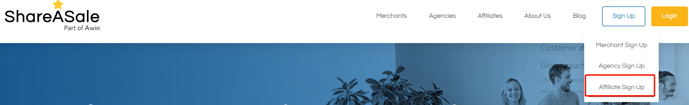 ShareAsale联盟营销详细注册流程