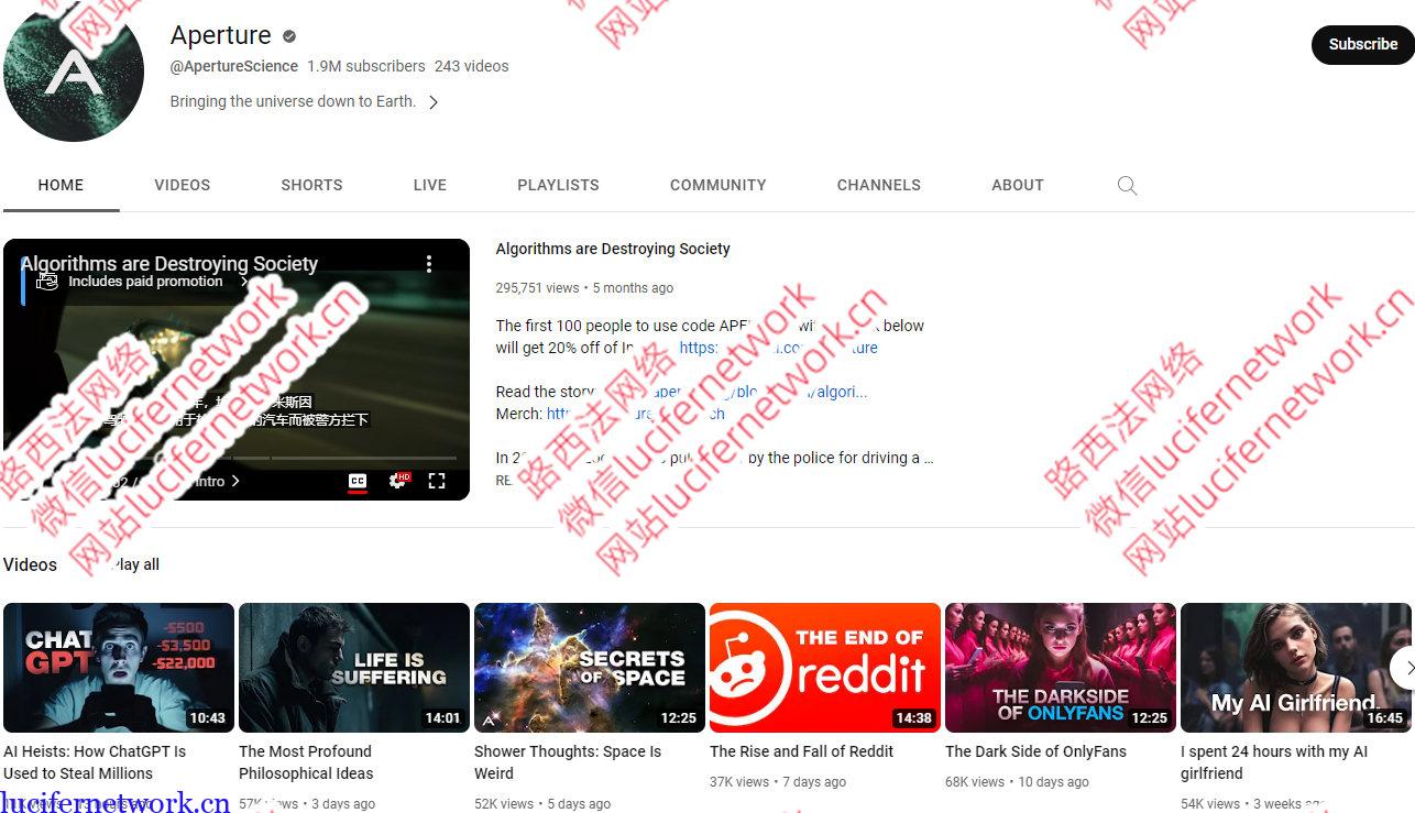 5个可批量复制的月收益10000美金的Youtube频道推荐